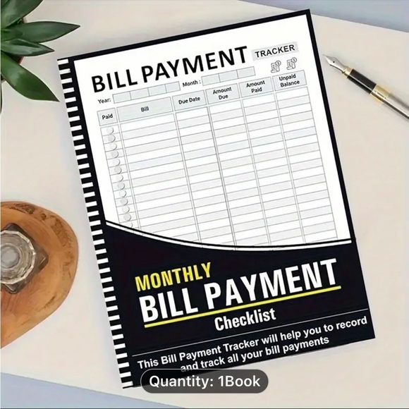 Essential Monthly Bill Organizer Planner Stay on Top of Finances New in Package - Picture 2 of 6